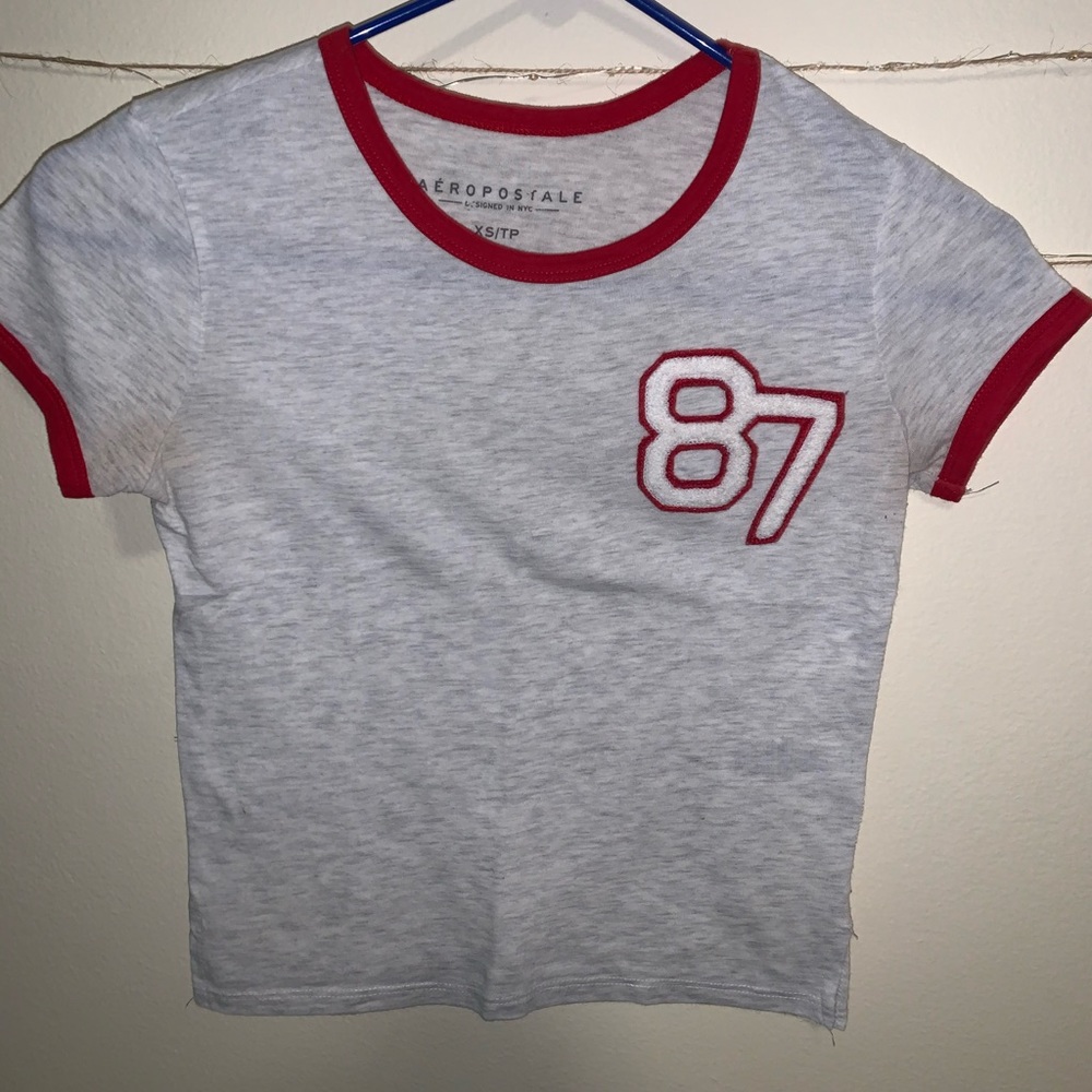 Aeropostale womans crop top short sleeve